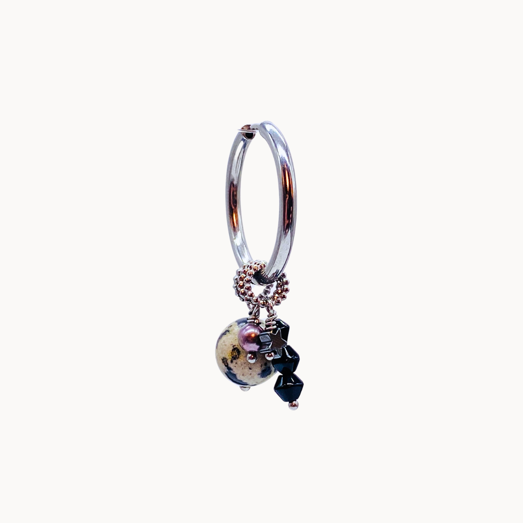 CECILIA EARRING SET - CIRCLE OF DOTS