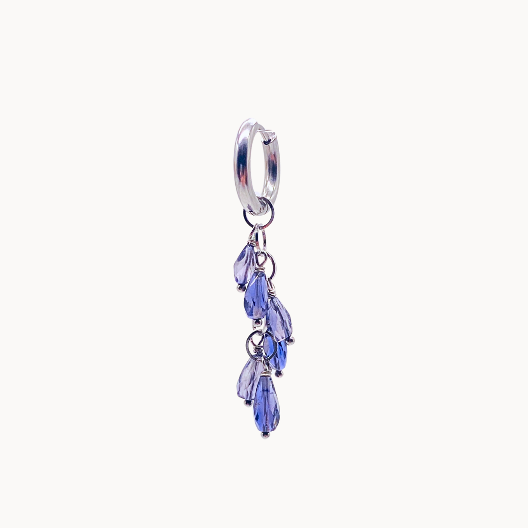 MULTI CHAIN CHARM IOLITE
