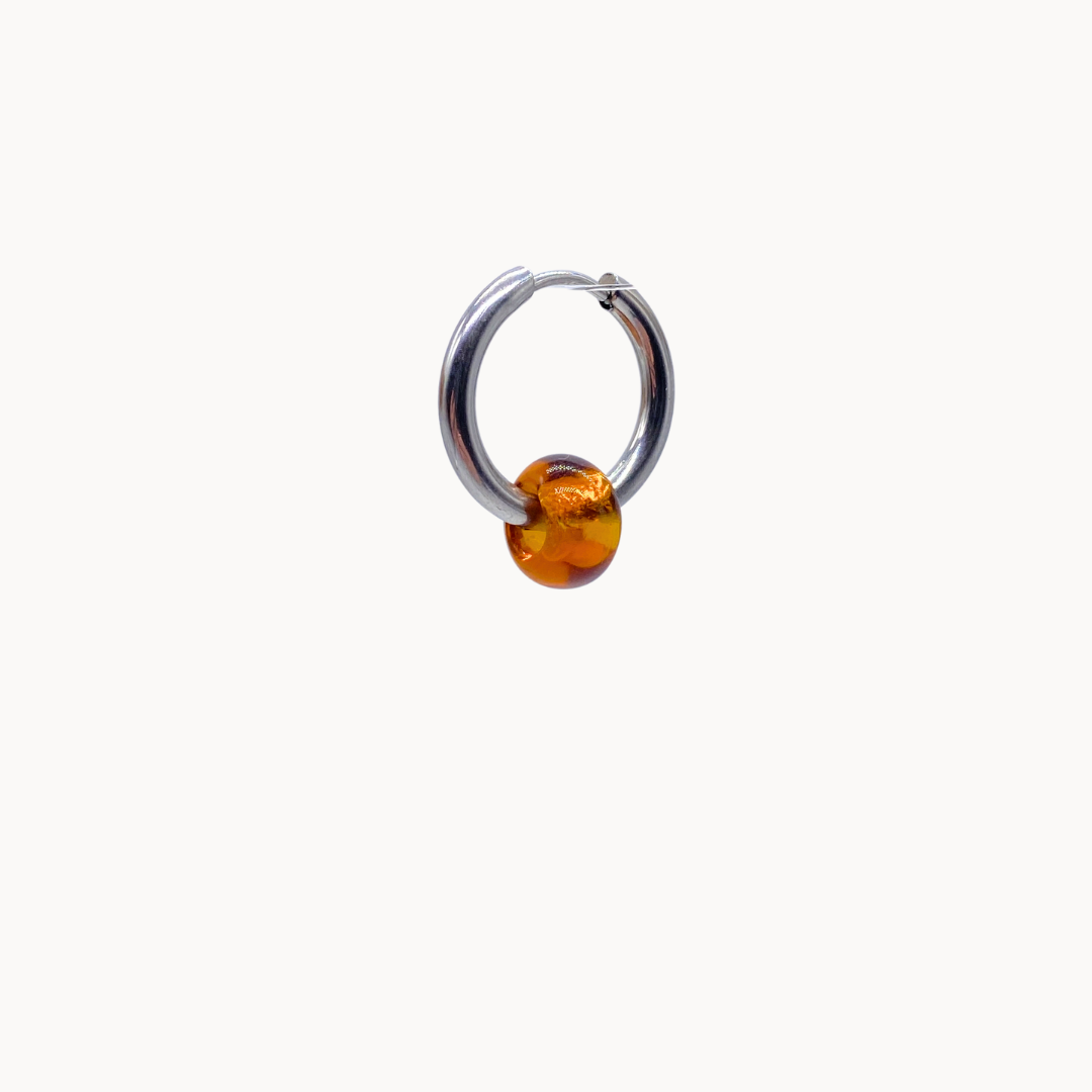 HONEY HOLLOW BEAD - CIRCLE OF DOTS