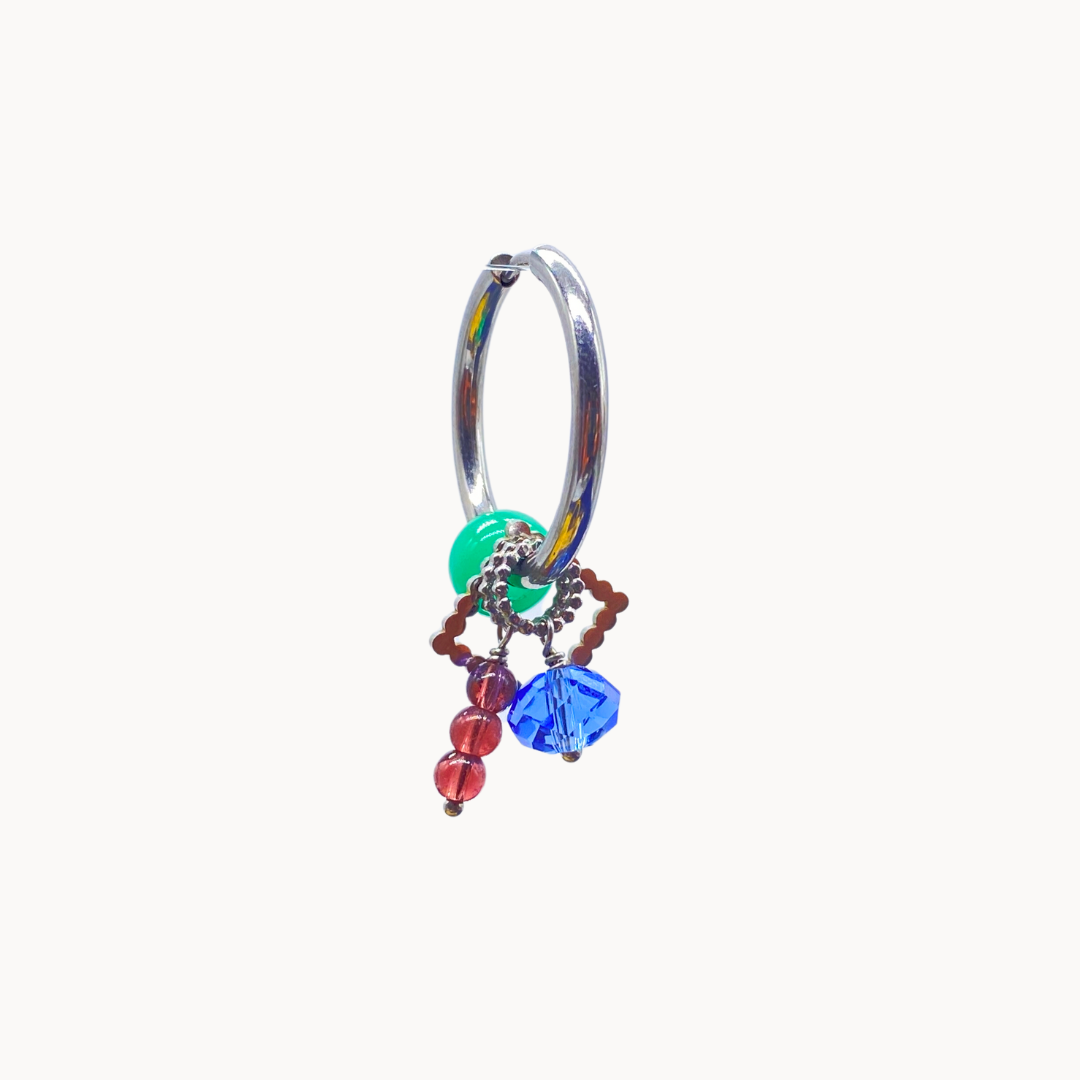 ELISA EARRING SET - CIRCLE OF DOTS
