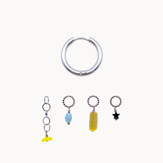 EUGENIA EARRING SET - CIRCLE OF DOTS