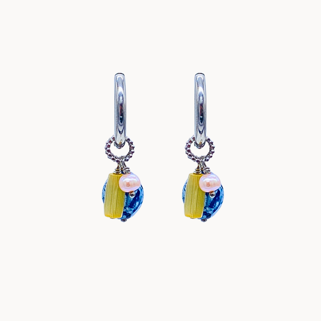 GIOIA EARRING SET - CIRCLE OF DOTS