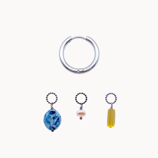 GIOIA EARRING SET - CIRCLE OF DOTS