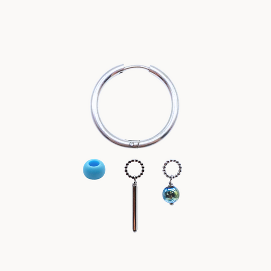 AGNESE EARRING SET - CIRCLE OF DOTS