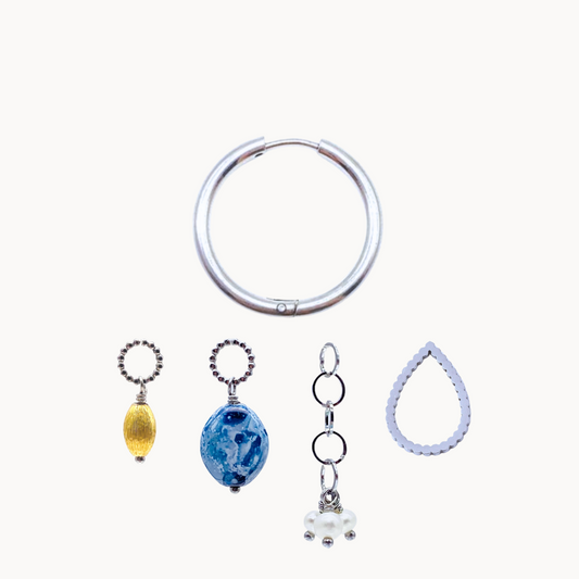 GILDA EARRING SET - CIRCLE OF DOTS