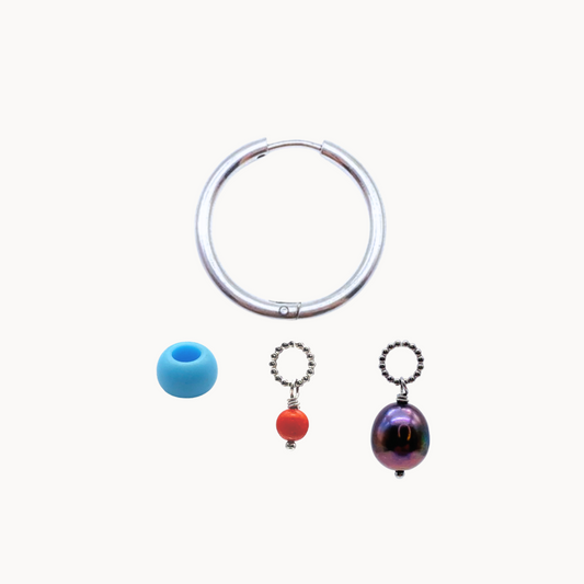 ILARIA EARRING SET - CIRCLE OF DOTS