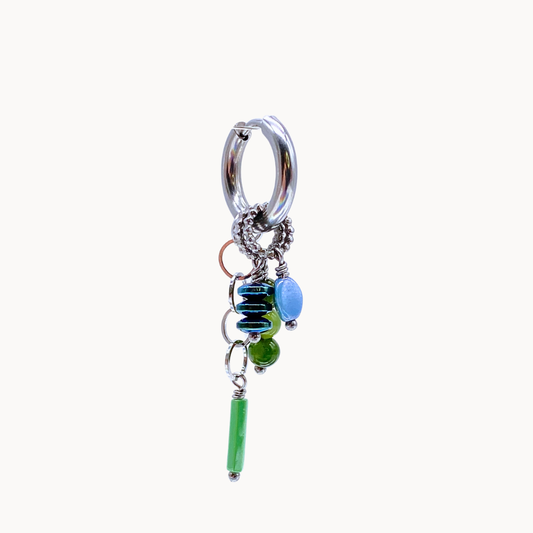 CHAIN CHARM 228 - CIRCLE OF DOTS