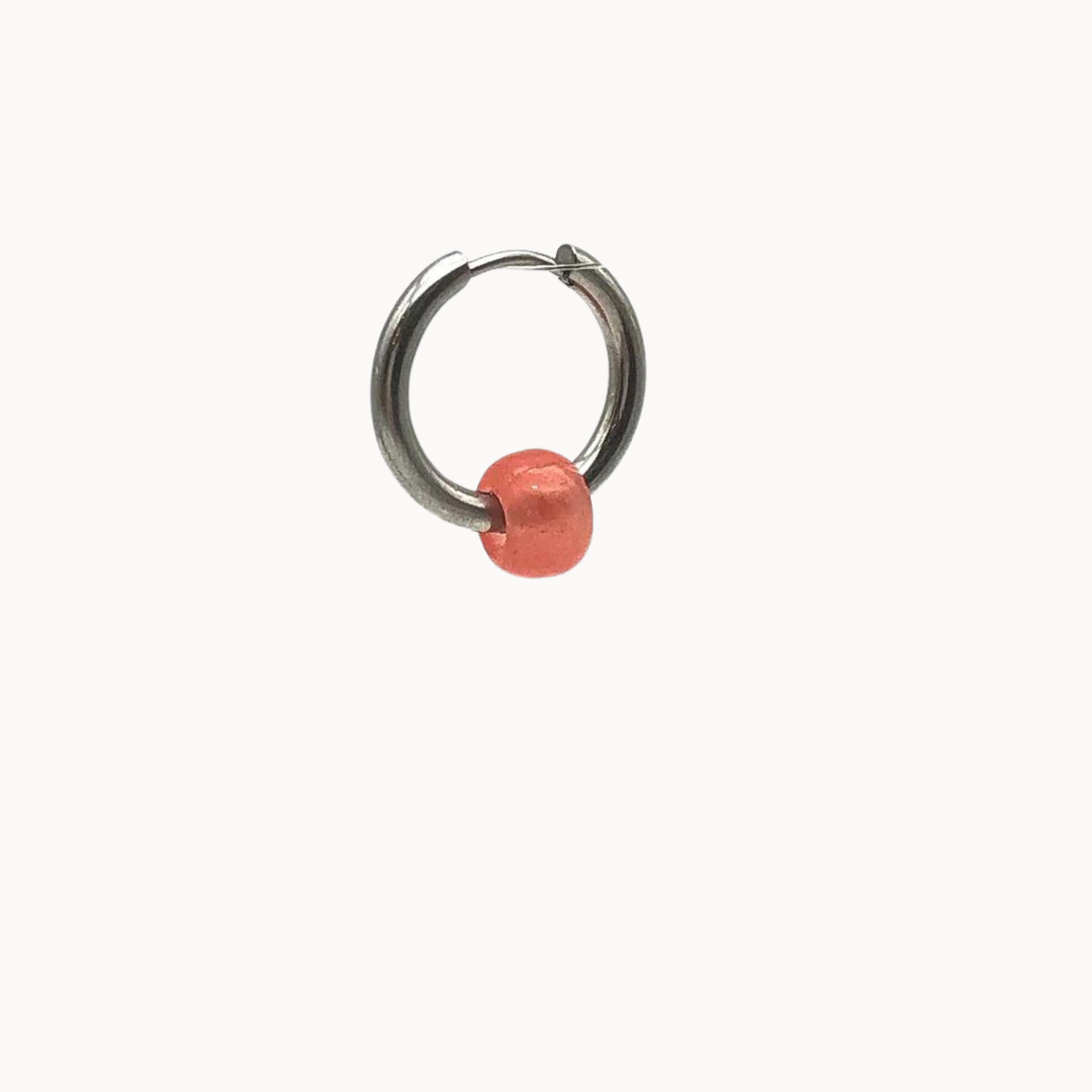 CORAL HOLLOW BEAD - CIRCLE OF DOTS