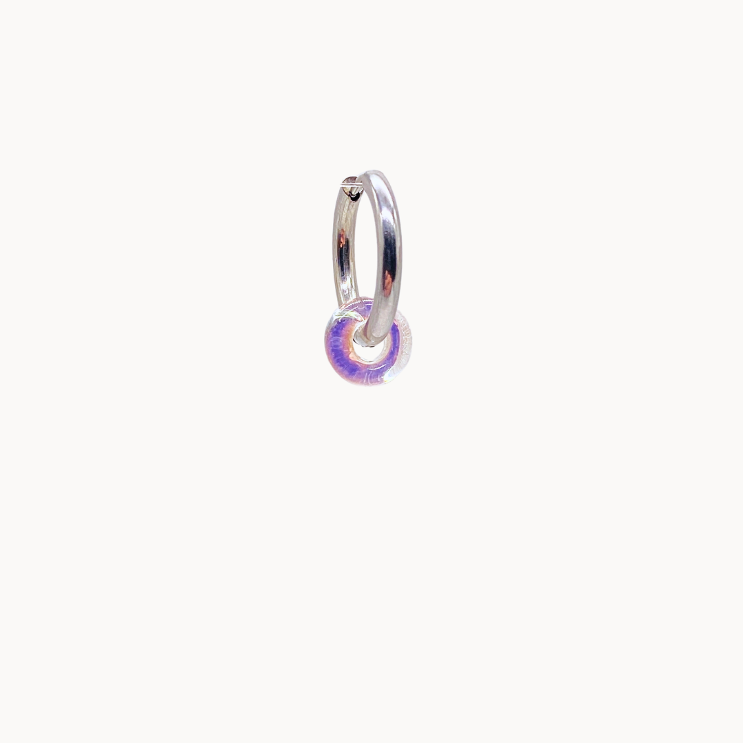 HOLO HOLLOW BEAD - CIRCLE OF DOTS