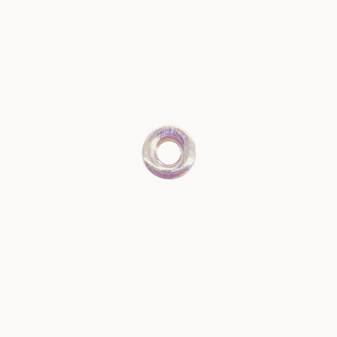 HOLO HOLLOW BEAD - CIRCLE OF DOTS