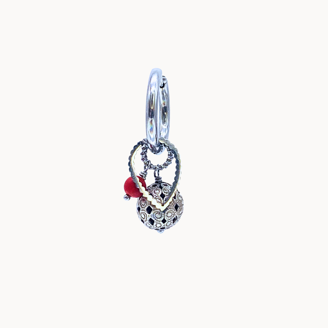 MARA EARRING SET - CIRCLE OF DOTS