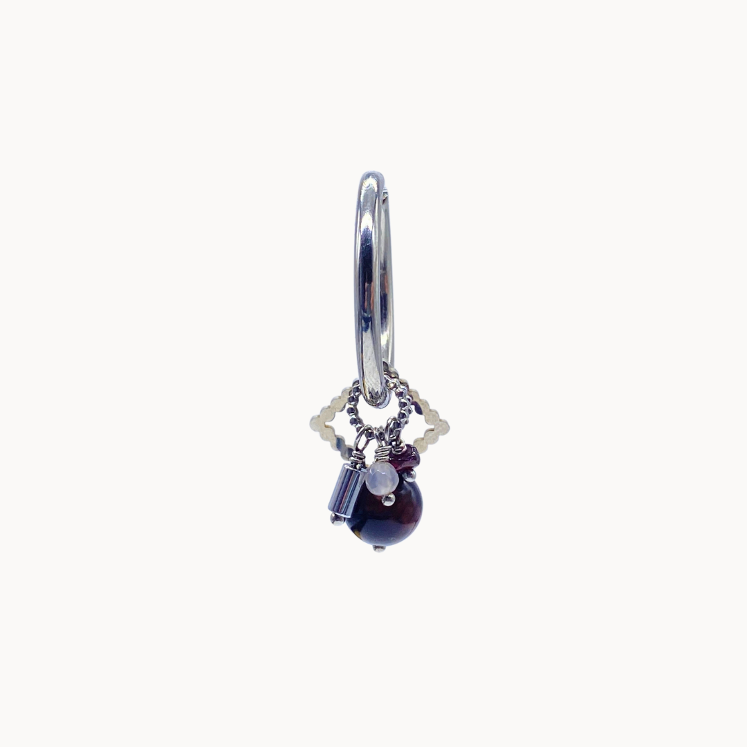 RITA EARRING SET - CIRCLE OF DOTS