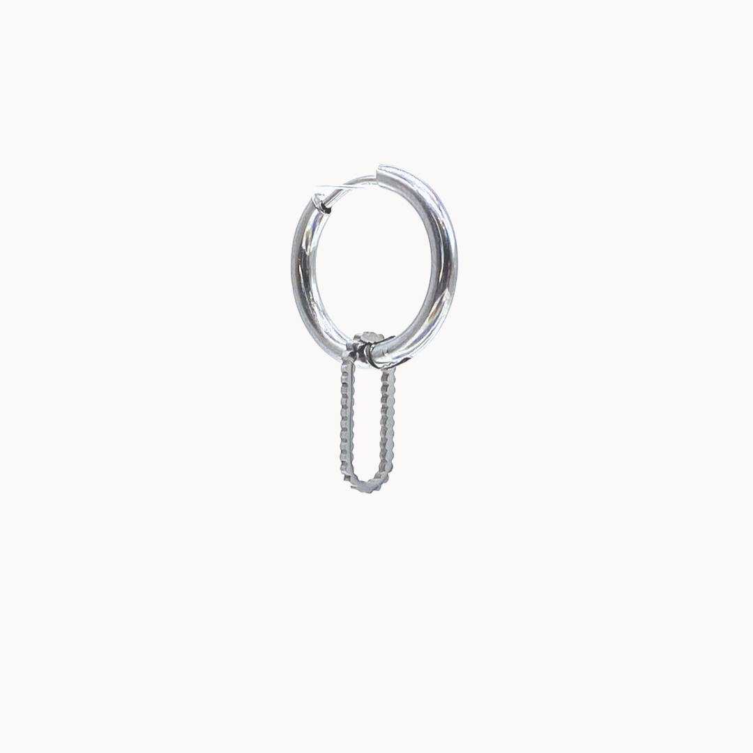 OVAL SHAPE CHARM - CIRCLE OF DOTS