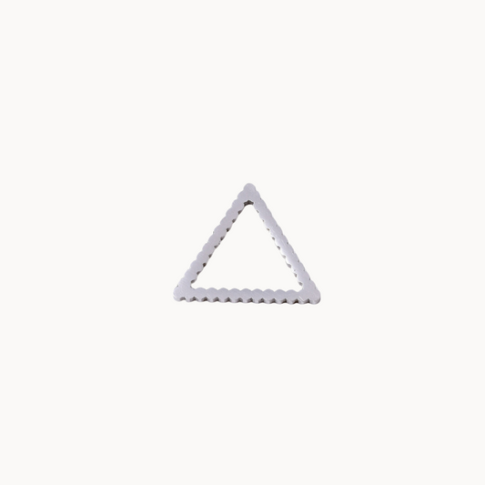 TRIANGLE SHAPE CHARM - CIRCLE OF DOTS