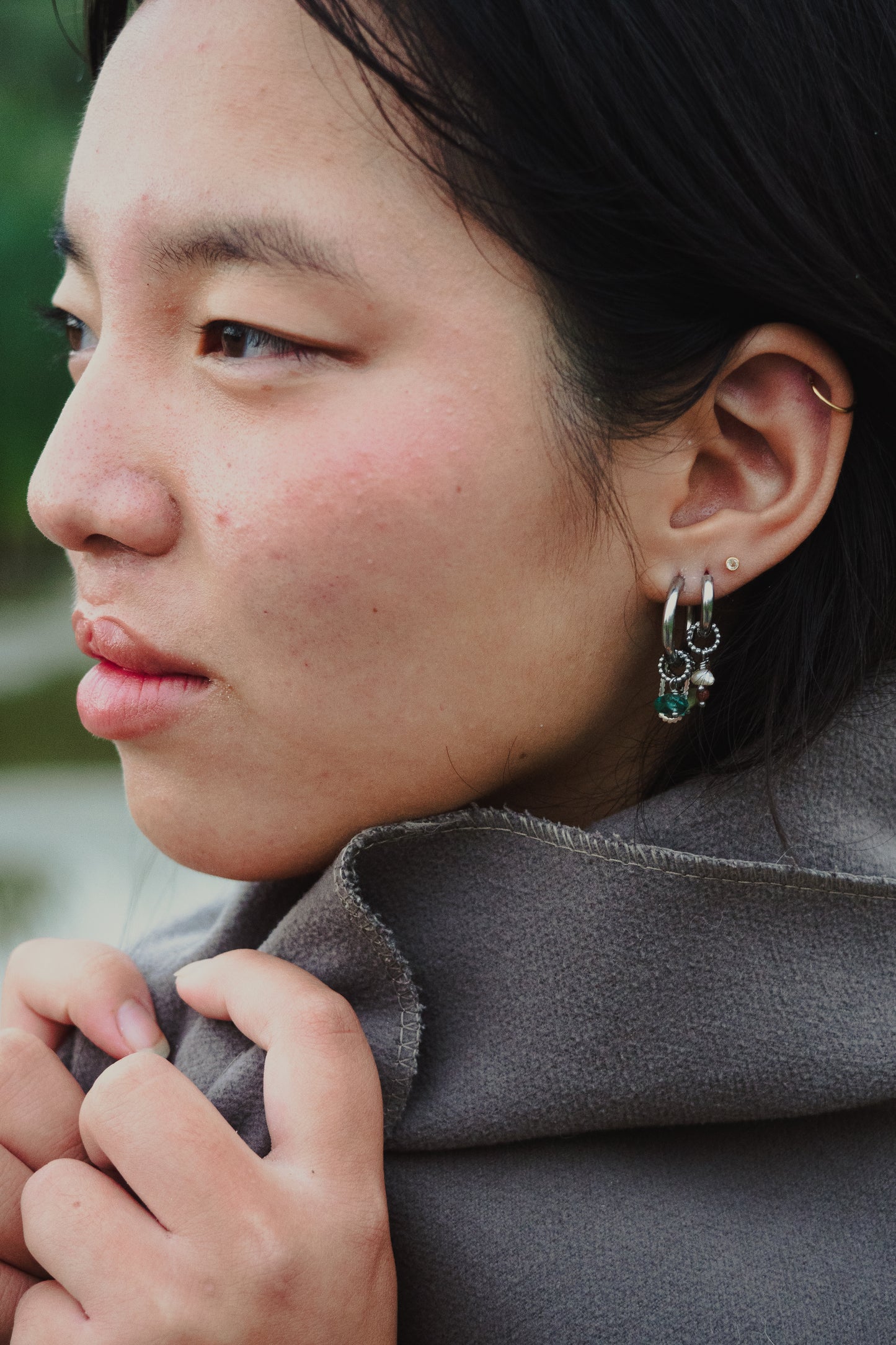 Circle Hoops • Medium - CIRCLE OF DOTS