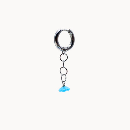 Blue Flower Chain Charm