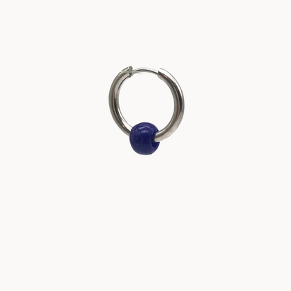 Navy Hollow Bead