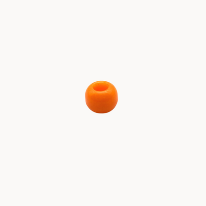 Orange Hollow Bead