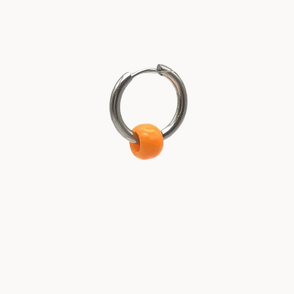 Orange Hollow Bead