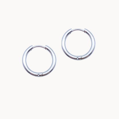 MEDIUM HOOP CIRCLE EARRING