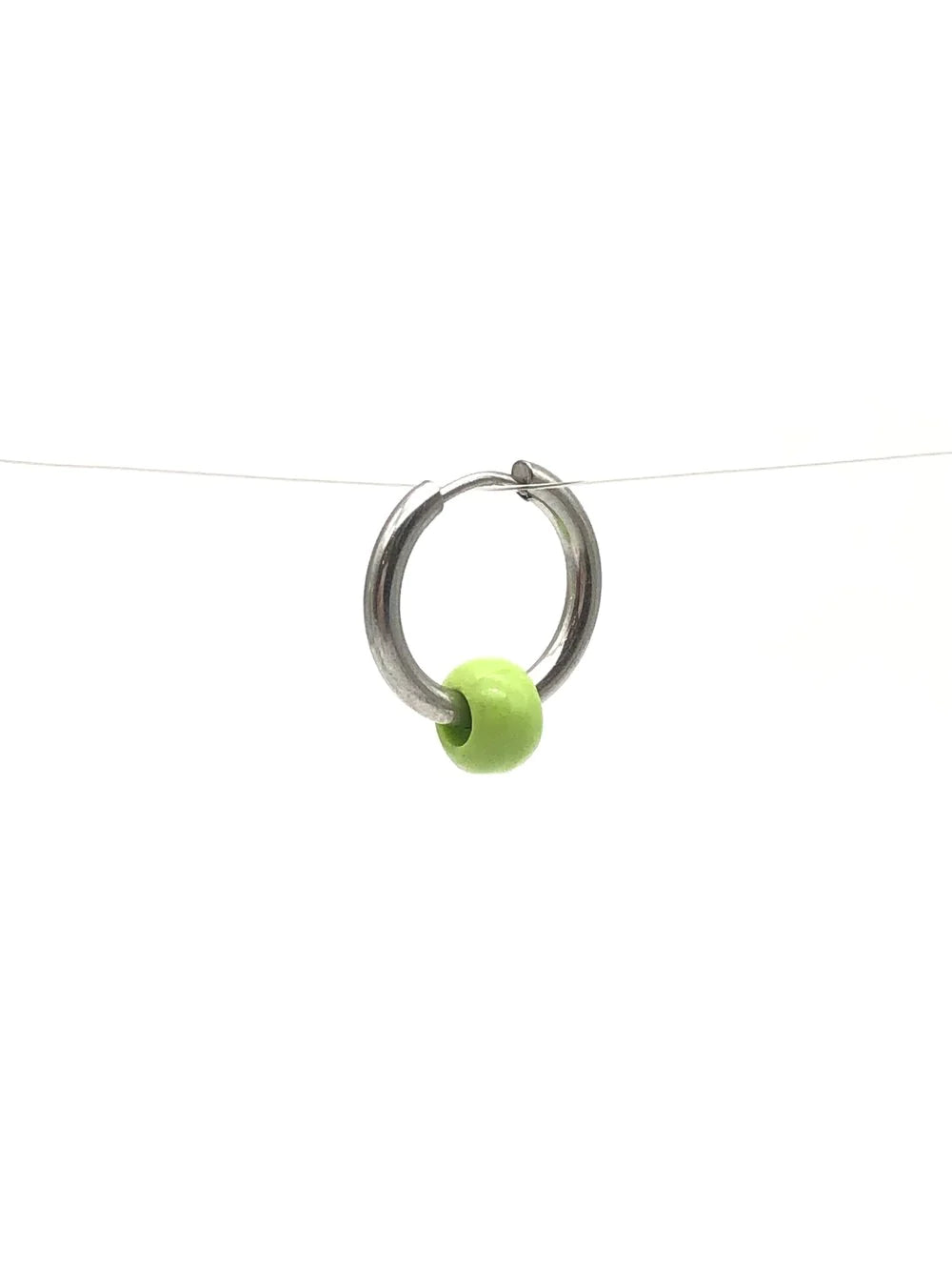 Hole Bead • Lime - CIRCLE OF DOTS 