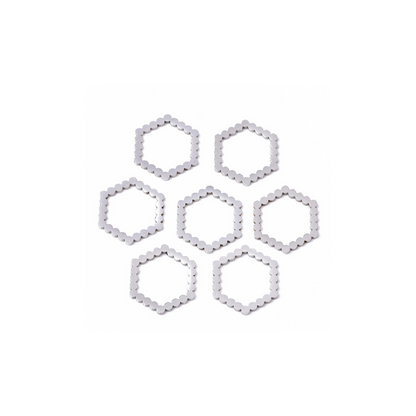Shape Pendant • Hexagon - CIRCLE OF DOTS 
